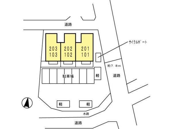 南久留米駅 徒歩65分 1階の物件外観写真