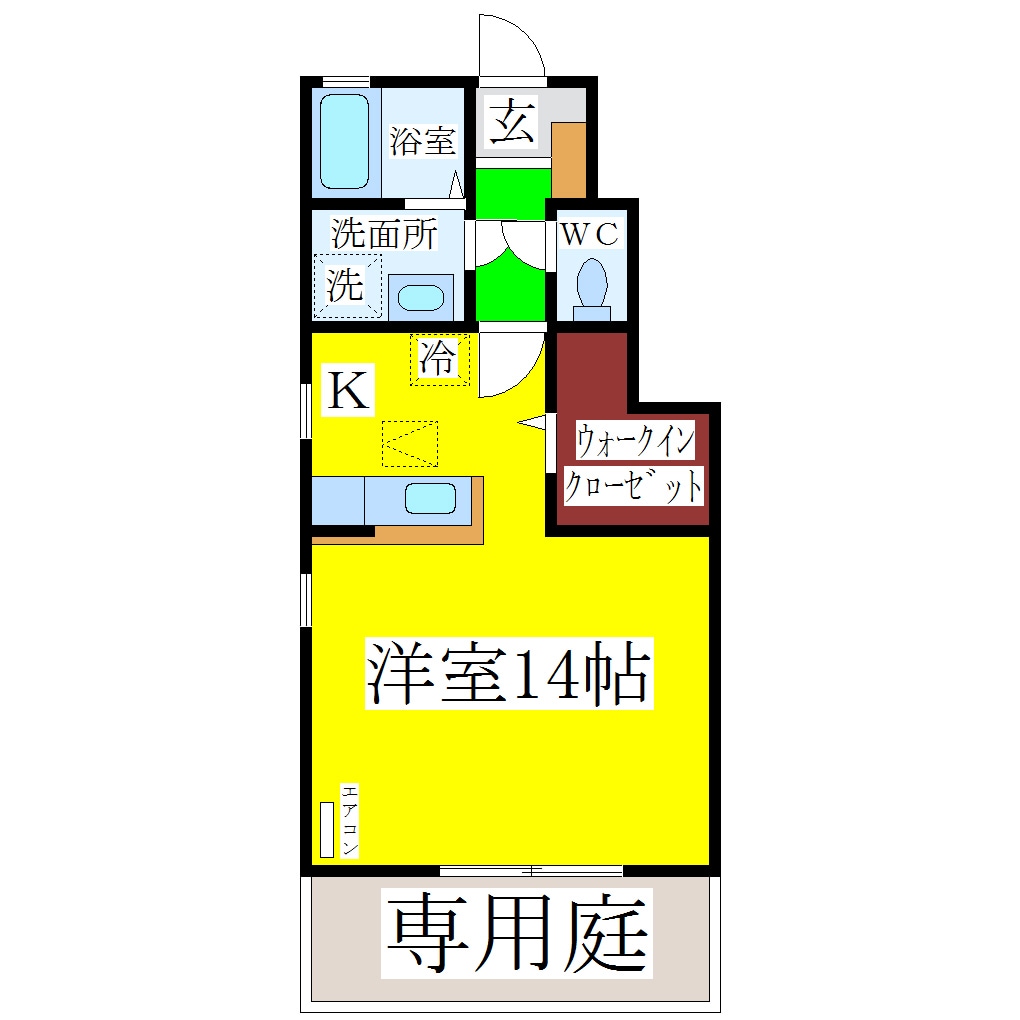 犬塚駅 徒歩38分 1階の物件間取画像