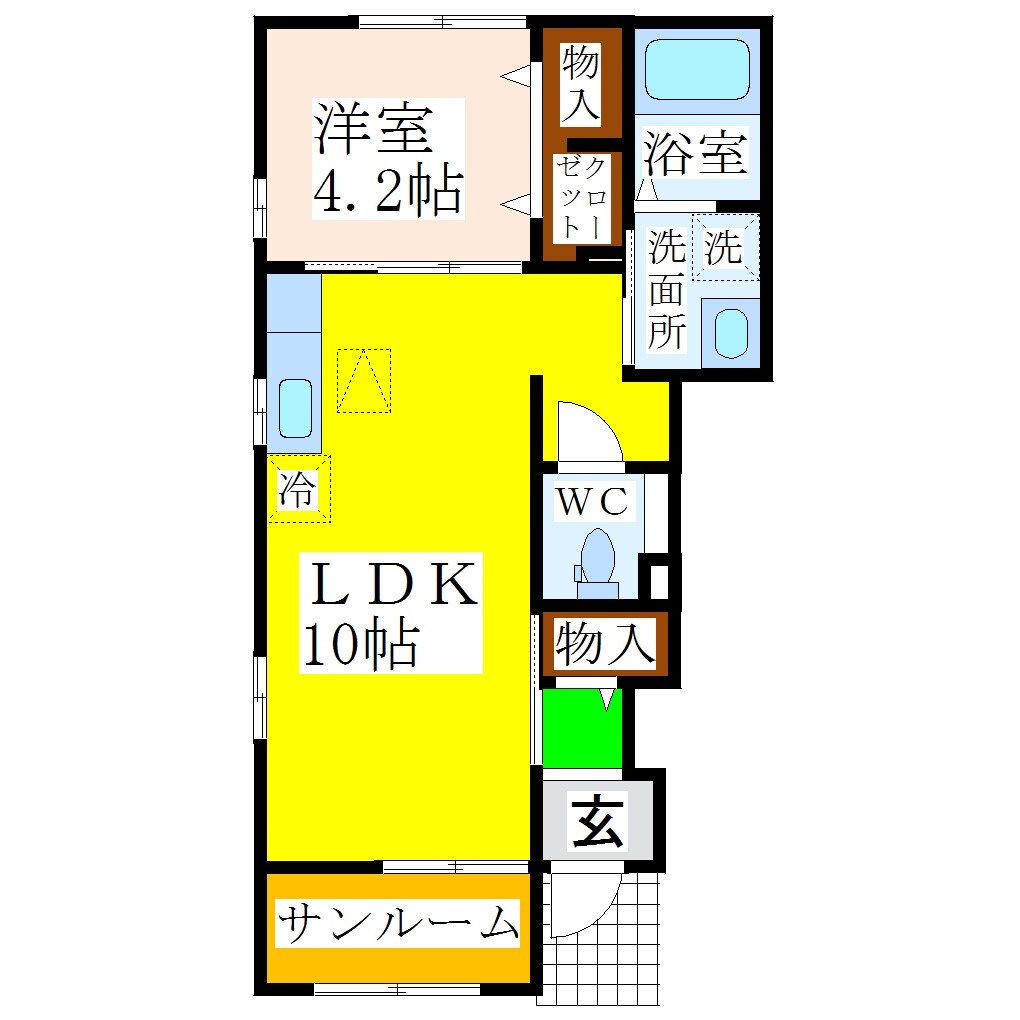 ベル・アンジュの物件間取画像