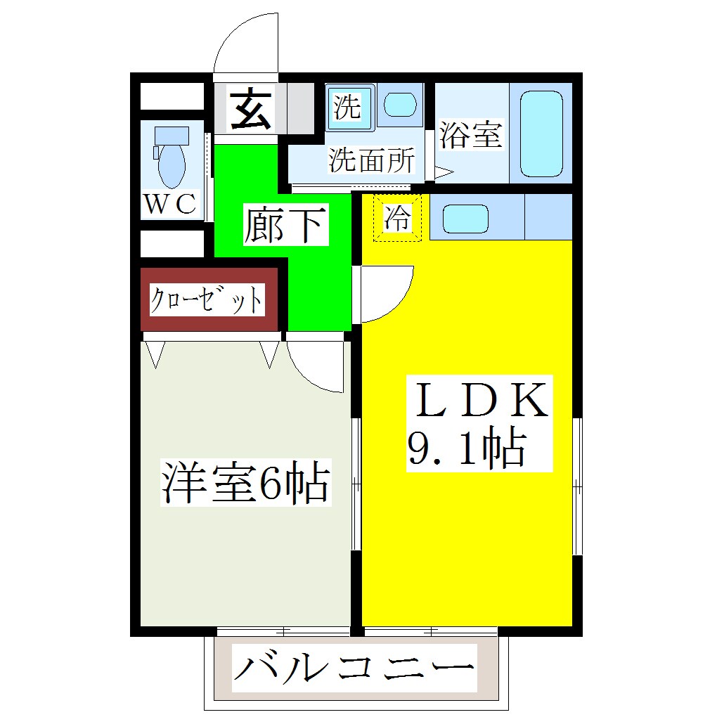 大溝駅 徒歩45分 2階の物件間取画像