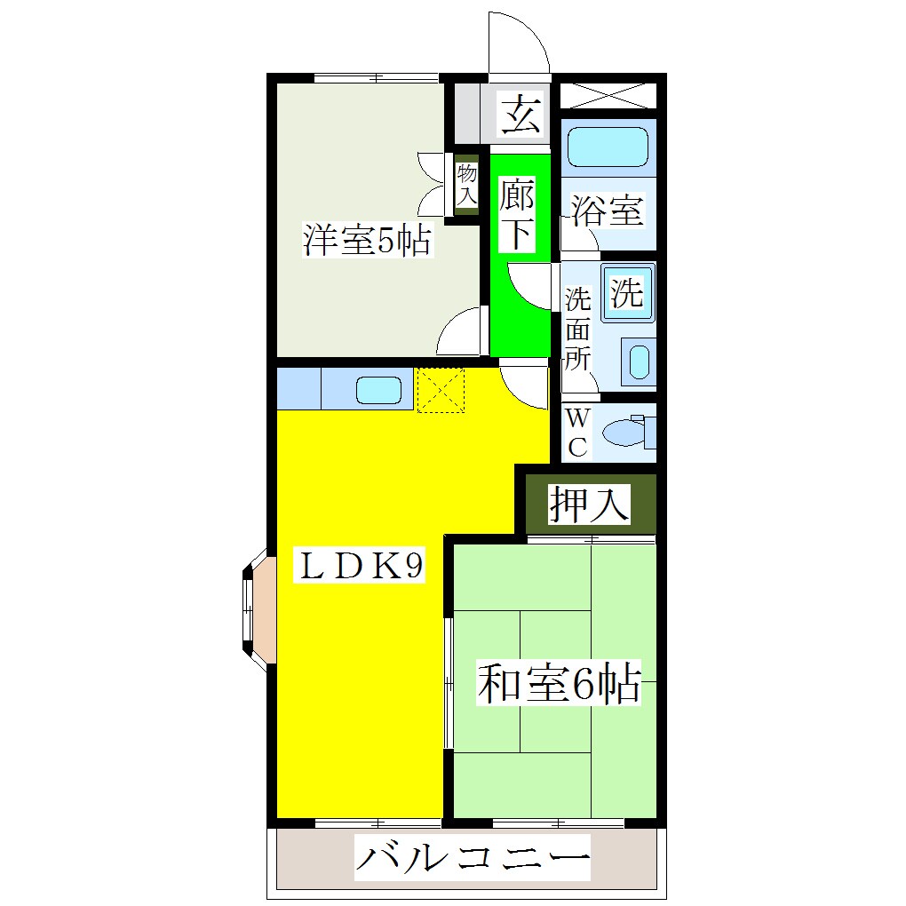 グローリアスハイム銀杏の物件間取画像