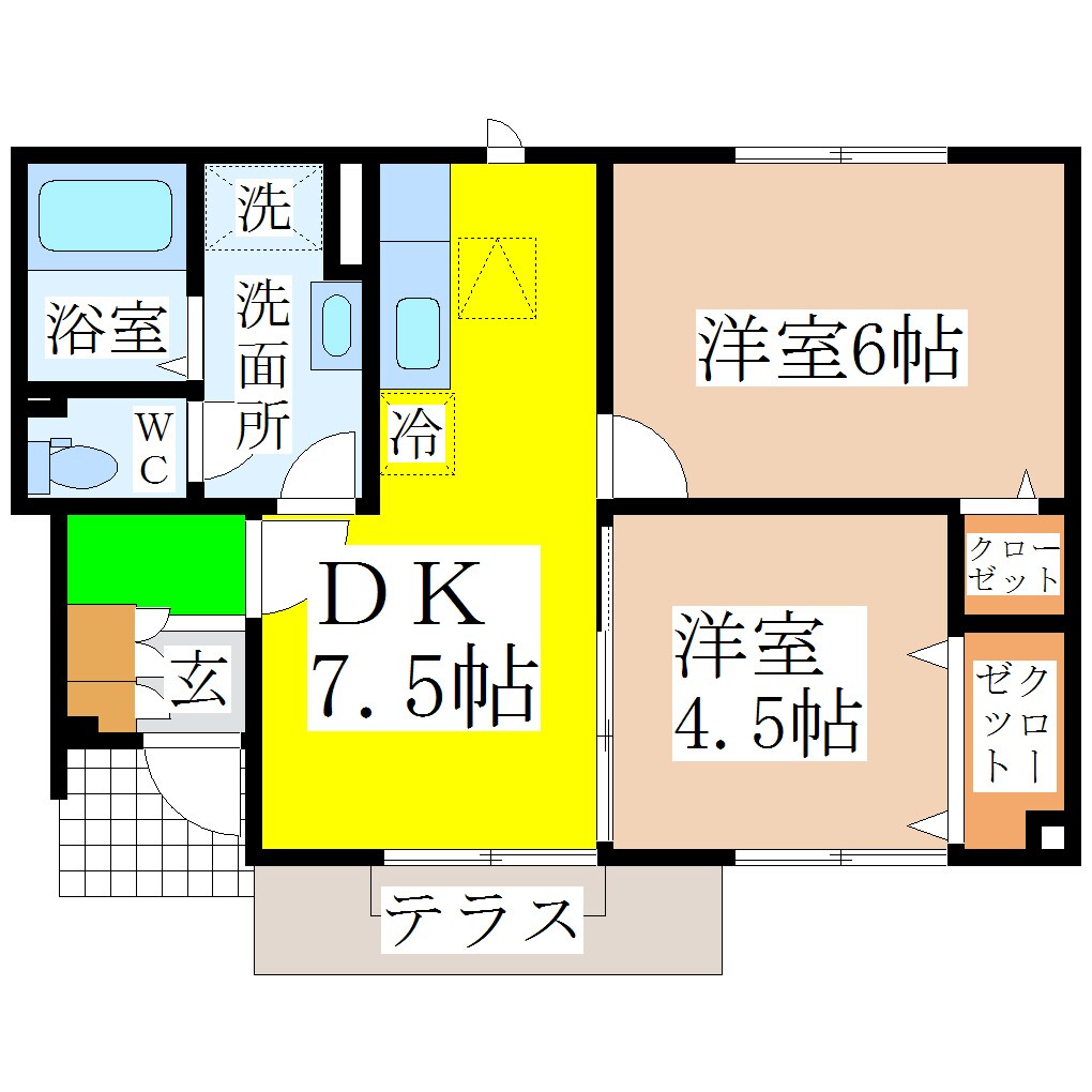 メゾン・アンジュＡの物件間取画像