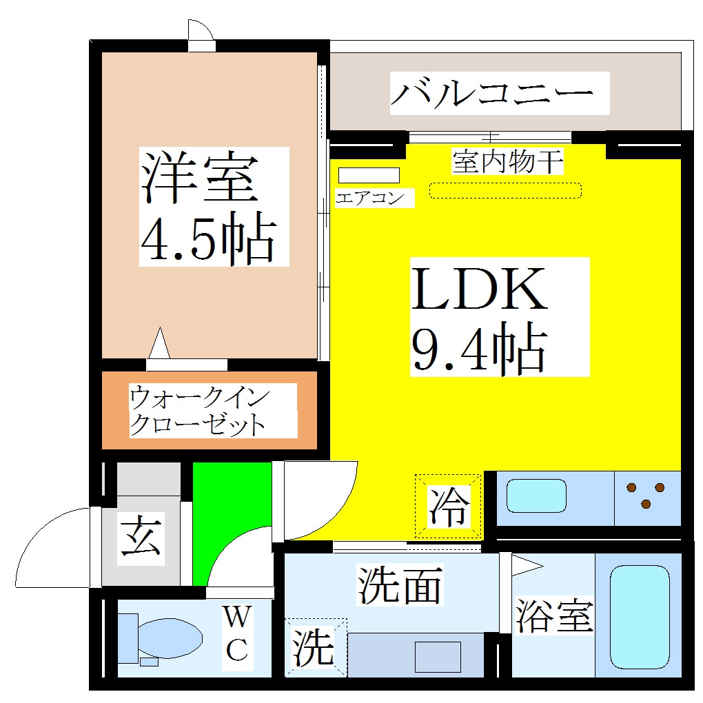 D-ROOM FIRST 大善寺駅前の物件間取画像