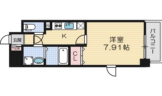 アーデン谷町の物件間取画像