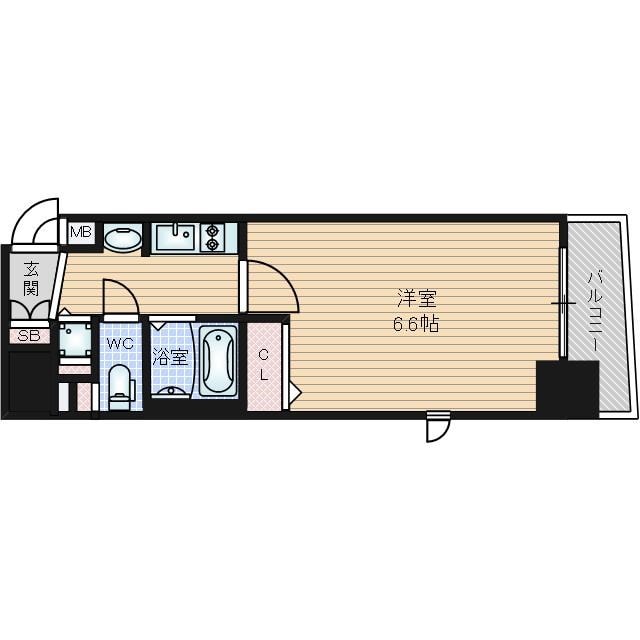 プレサンス本町リアルシティの物件間取画像