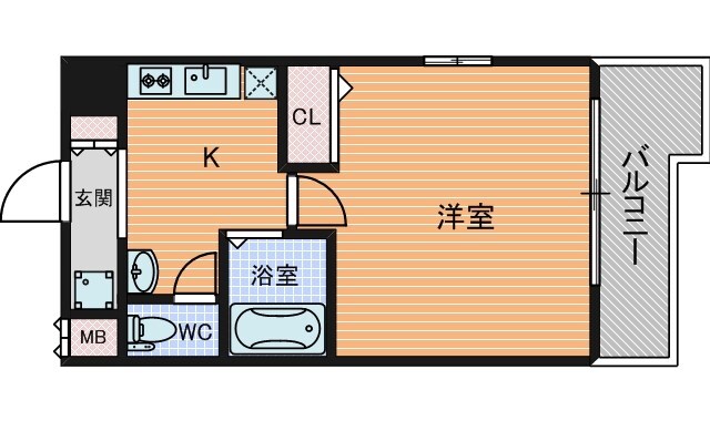 ラナップスクエア大阪城西の物件間取画像