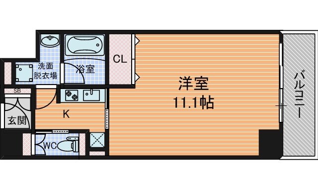 アーバネックス淀屋橋の物件間取画像