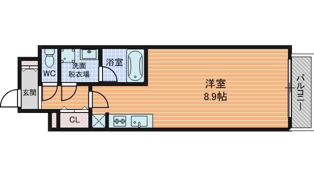 アーバネックス大阪城WESTの物件間取画像