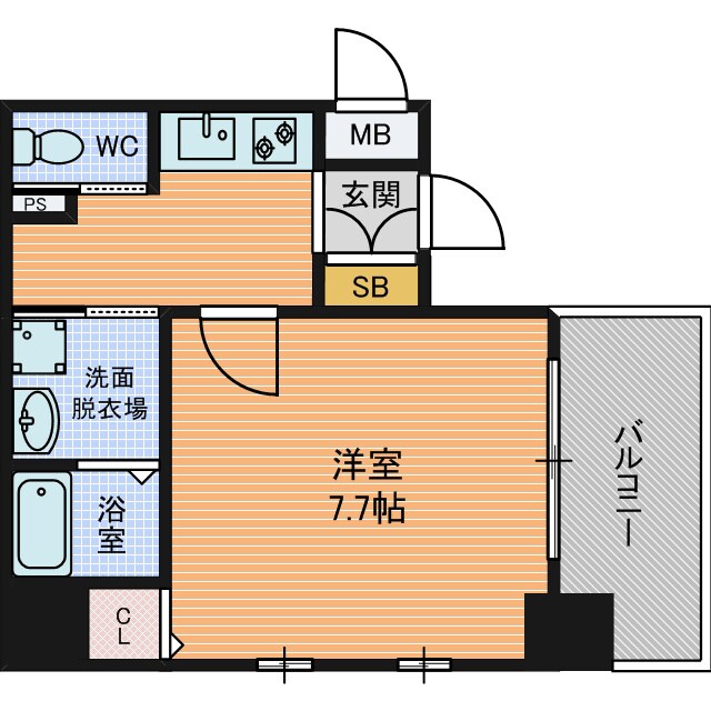 サムティ本町ＡＧＥの物件間取画像