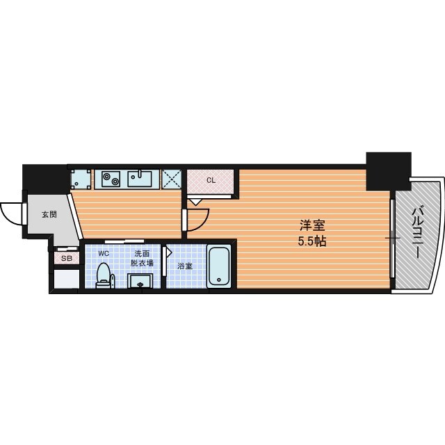 セレニテ本町グランデの物件間取画像