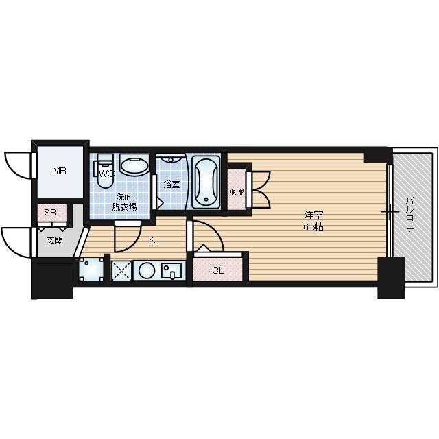 セレニテ本町リアンの物件間取画像