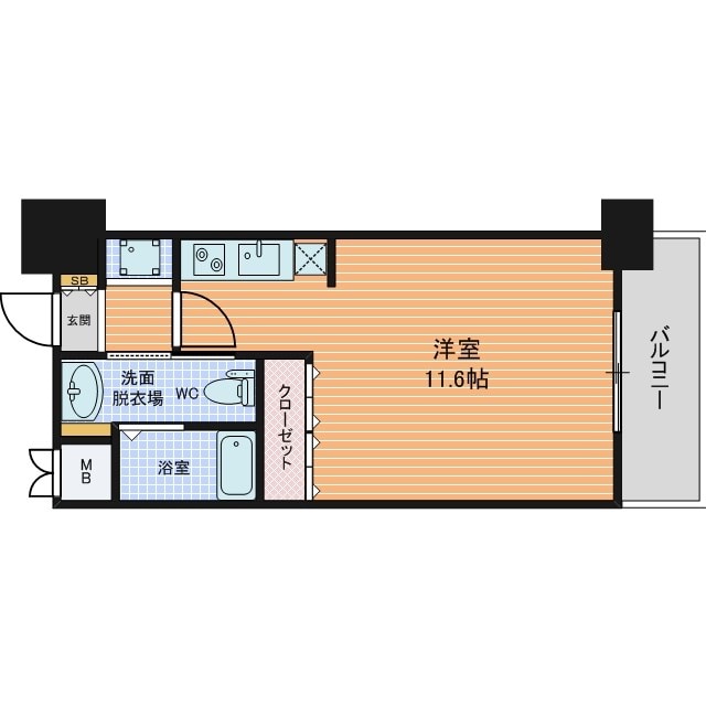 ARISTO扇町の物件間取画像