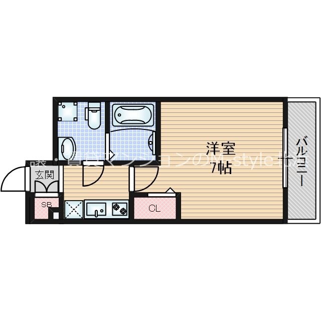 セレニテ上町台の物件間取画像