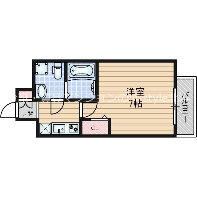 セレニテ上町台の物件間取画像