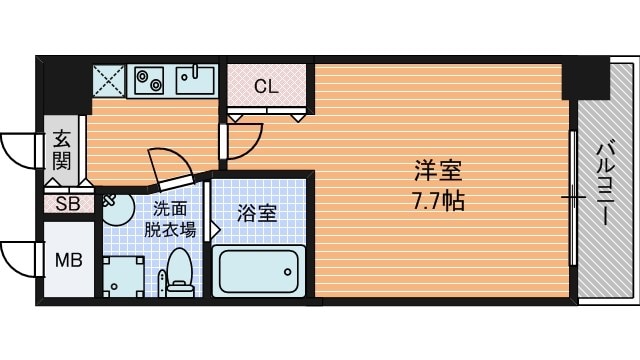 SERENiTE本町エコートの物件間取画像