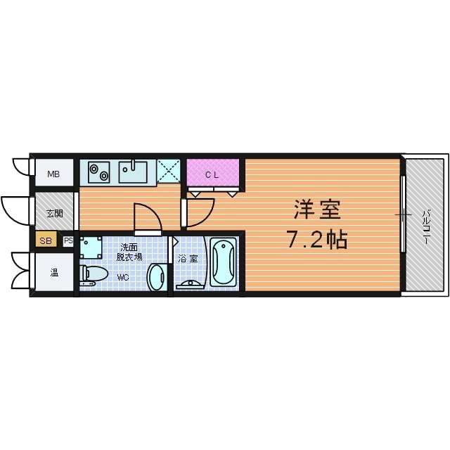 Grand Place　谷町　（グランプラス谷町）の物件間取画像