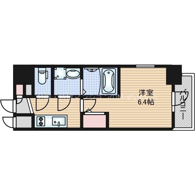 エスリード南森町ラグシスの物件間取画像