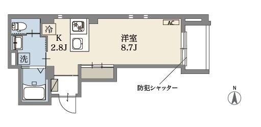 ベルア中野新橋の物件間取画像