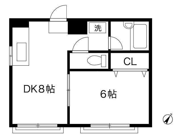 物件間取画像