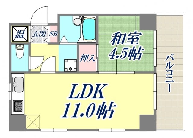 ライオンズマンション神戸元町通の物件間取画像