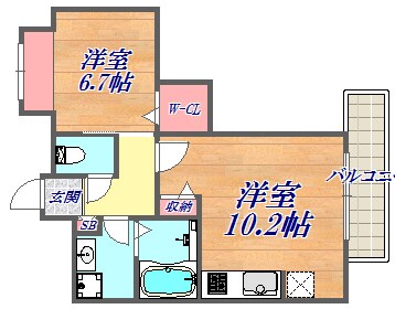 ESTANCIA元町の物件間取画像