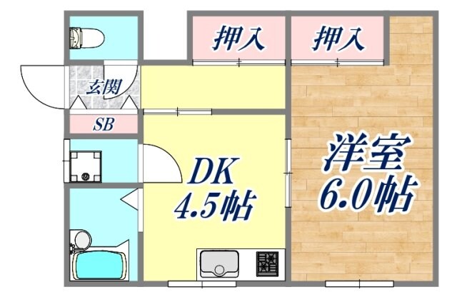 物件間取画像