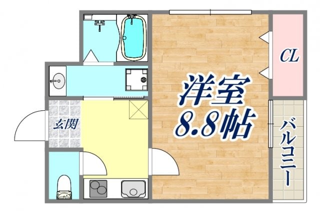 フジパレス兵庫須佐野2番館の物件間取画像