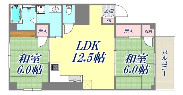 バレンシア歌敷山の物件間取画像