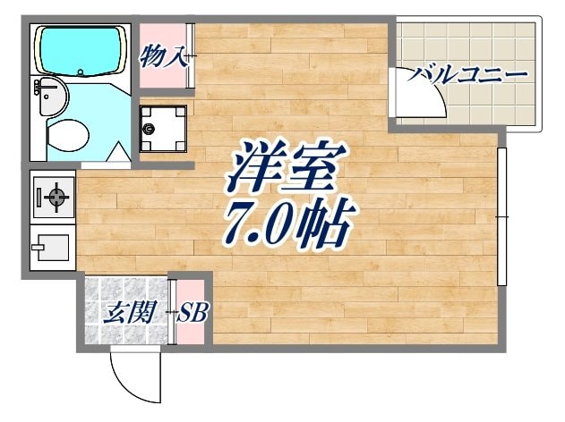 ダイドーシティ芦屋2の物件間取画像