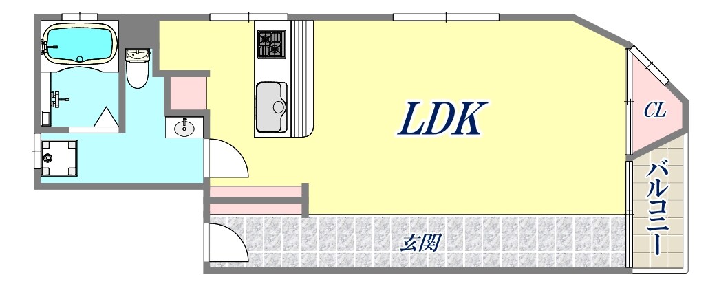 大桝マンションの物件間取画像