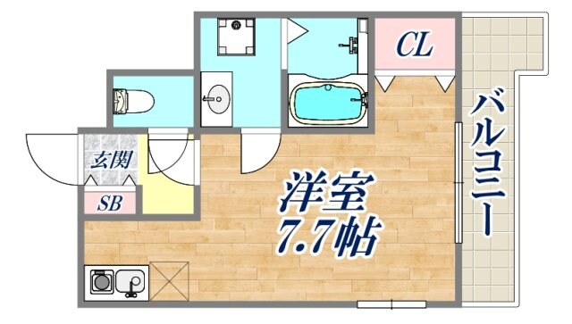 メゾンティファニーの物件間取画像