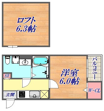 物件間取画像