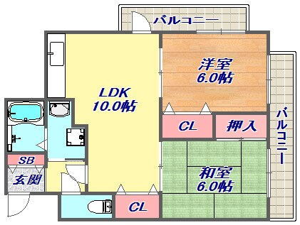 サイレンス１の物件間取画像