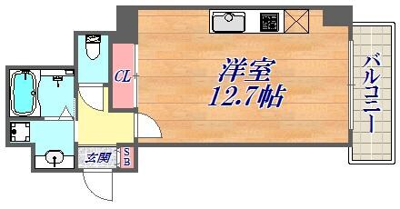 インペリアル新神戸の物件間取画像