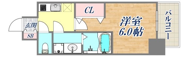 レジュールアッシュ神戸ヴィヴァンの物件間取画像