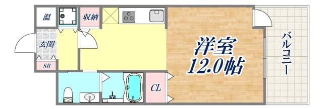 For You湊川公園の物件間取画像