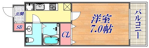 CITYSPIRE新神戸の物件間取画像