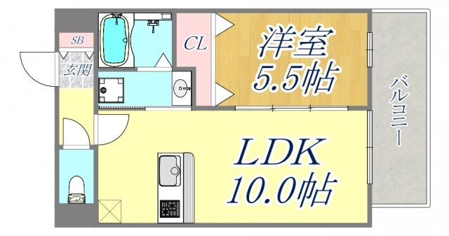 プレジール妙法寺の物件間取画像