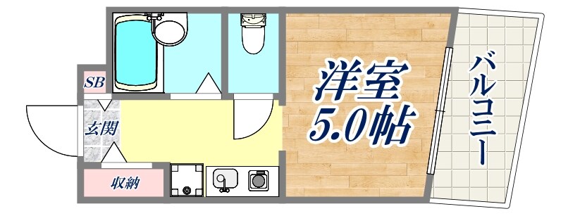 セルブ板宿の物件間取画像