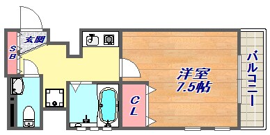 オズコート神戸本山の物件間取画像