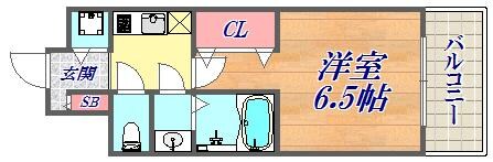 エスリード神戸三宮の物件間取画像