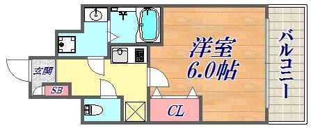 エスリード神戸三宮の物件間取画像