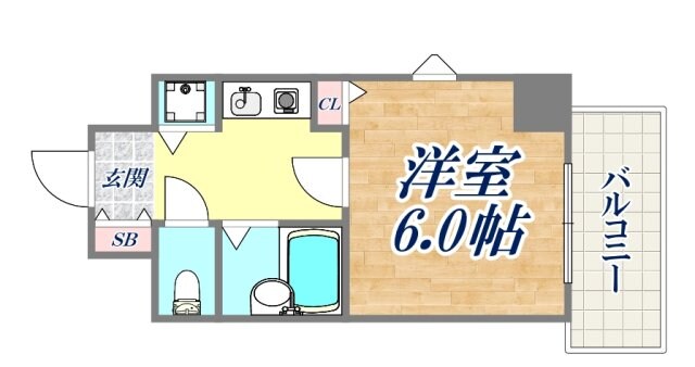 イトーピア三宮アーバンステージの物件間取画像