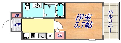 エスリード神戸WESTの物件間取画像