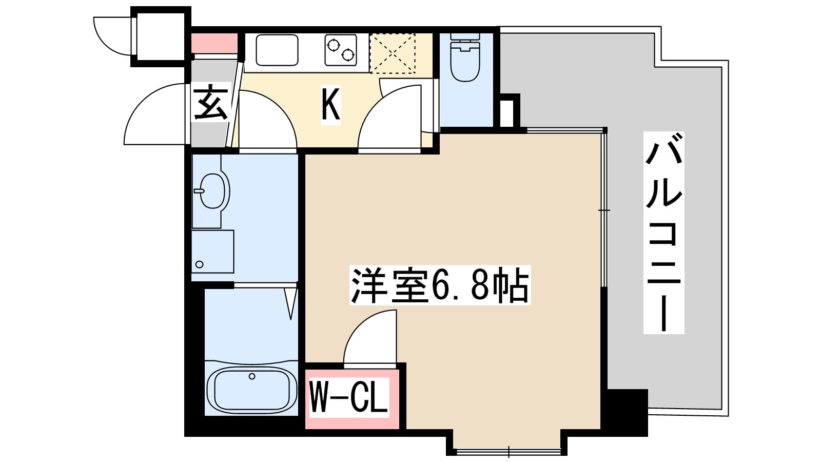 プラザセイシェルの物件間取画像