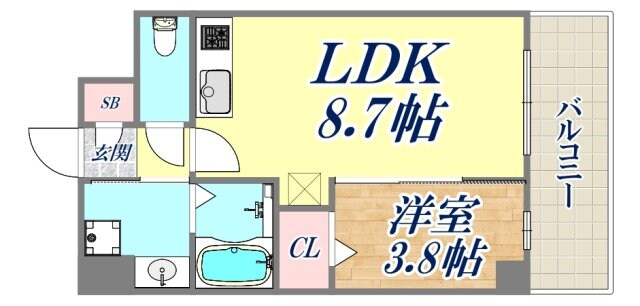 SDグランツ神戸ウエストの物件間取画像