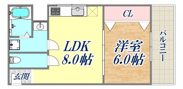 林マンションの物件間取画像