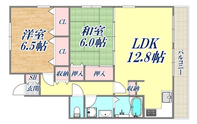 TERRAZZA芦屋川の物件間取画像