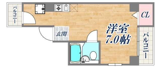 シーハイツの物件間取画像