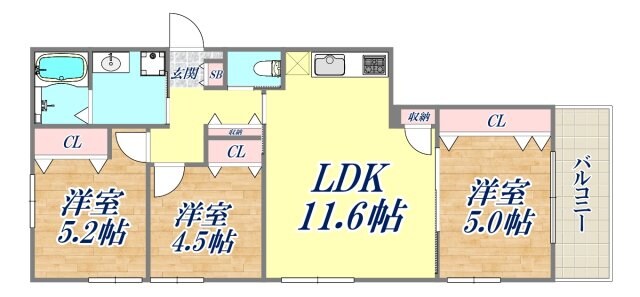 EG-11の物件間取画像